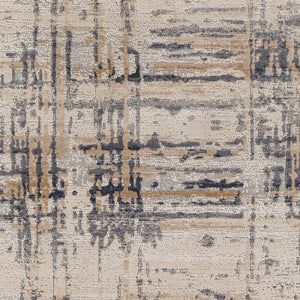 Livabliss Alpine Machine Woven Area Rug Polypropylene Blend Modern Geometric Living Room Light Gray, Ivo 8'10" x 12'4" ALP2312-9124