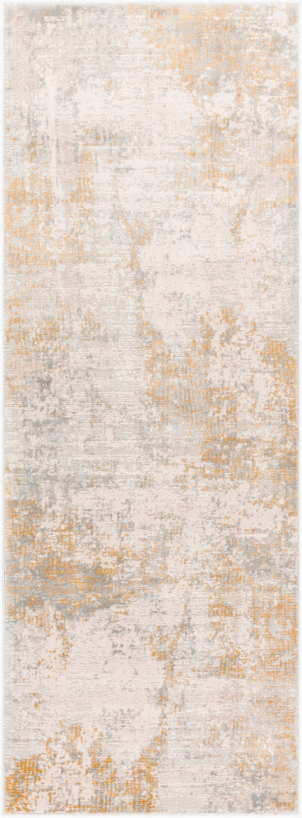 Livabliss Alpine Machine Woven Runner Rug Minimalist Neutral Polypropylene Blend for Hallway Ivory, Tan 2'7" x 7'3" ALP2315-2773