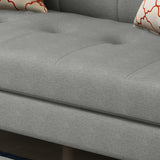 Christopher Knight Home® - Noble House - Treston Mid Century Grey Fabric Sofa