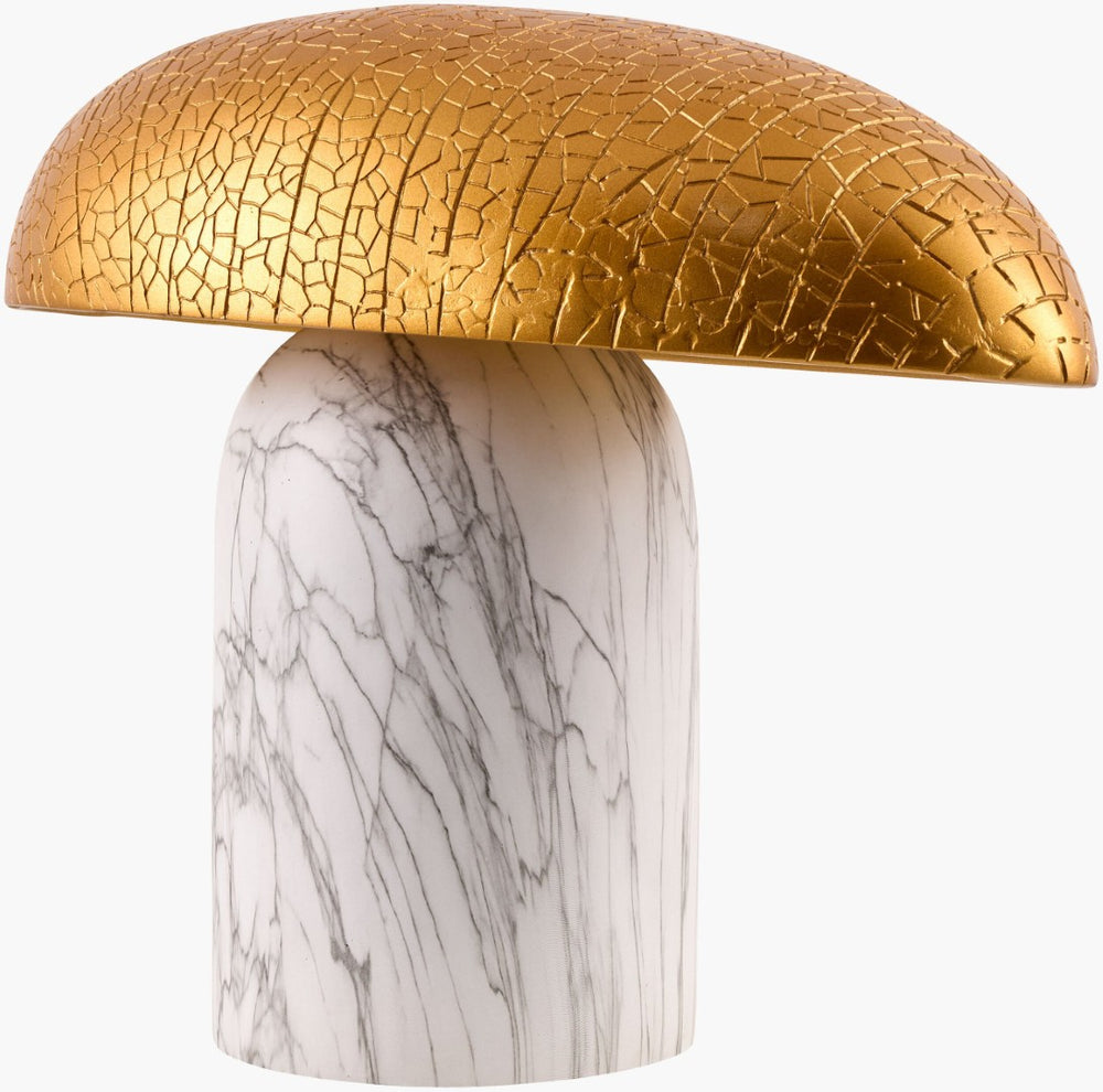 Surya Alquira Faceted Acrylic Table Lamp Sculptural Glam Light for Nightstand or Console ALQR-001