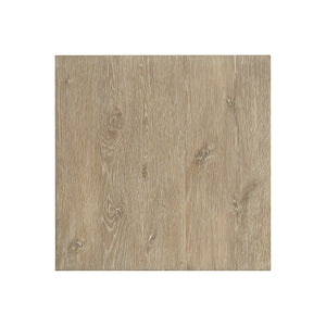 Bernhardt Bernhardt Tribeca Aurum Side Table — Rustic-Modern White Oak Pedestal Accent Table, 24" X 22" 333120