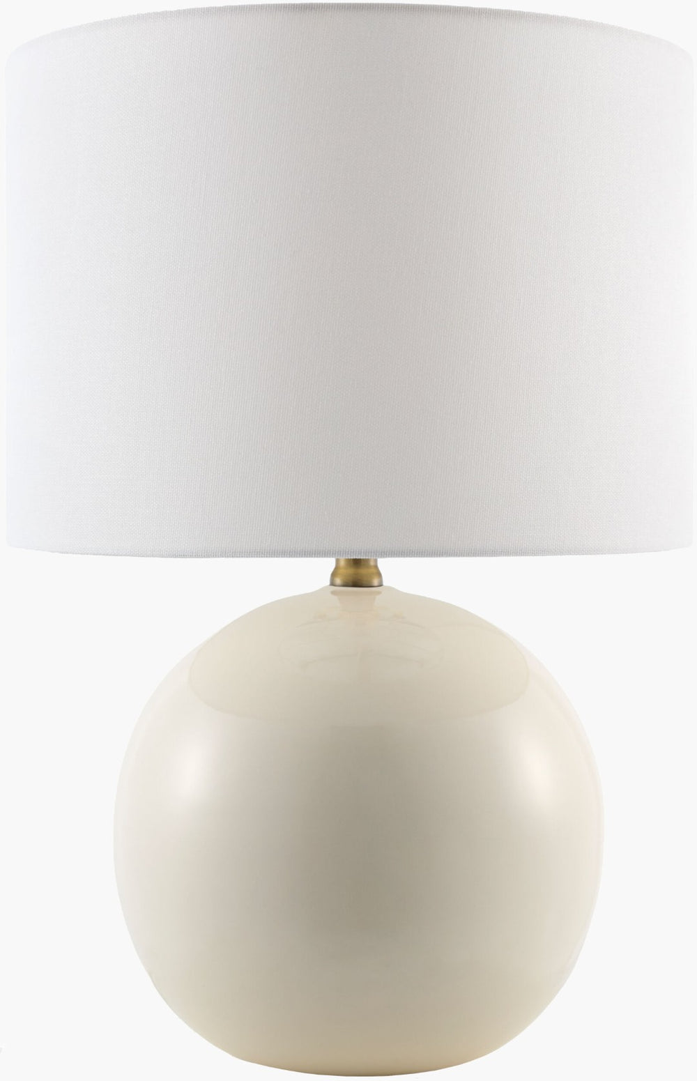Livabliss Alvary Textured Jute Felt Shade Table Lamp Warm Ambient Glow for Bedroom or Entryway ALVY-004