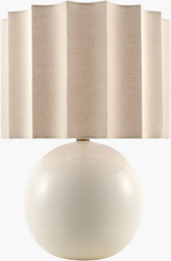 Livabliss Alvary Felt Shade Table Lamp with Jute Metal Base for Warm Ambient Bedroom Glow ALVY-012