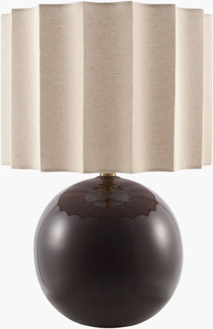 Livabliss Alvary Mixed Texture Table Lamp with Jute Base and Felt Shade for Modern Interiors ALVY-013
