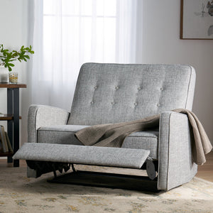 English Elm Christopher Knight Home® - 47" Wide Manual Standard Recliner with Plush Fabric Upholstery, Spacious 47" Seat, Durable Frame, Comfort LIGHT GREY 61259.00LGTW