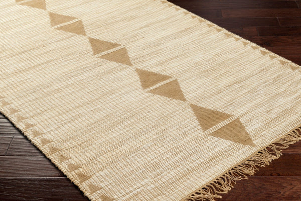 Livabliss Alex Handwoven Jute Flatweave Runner Rug with Fringe for Hallways and Entryways Beige, Sandston 2'6" x 8' ALX2303-268