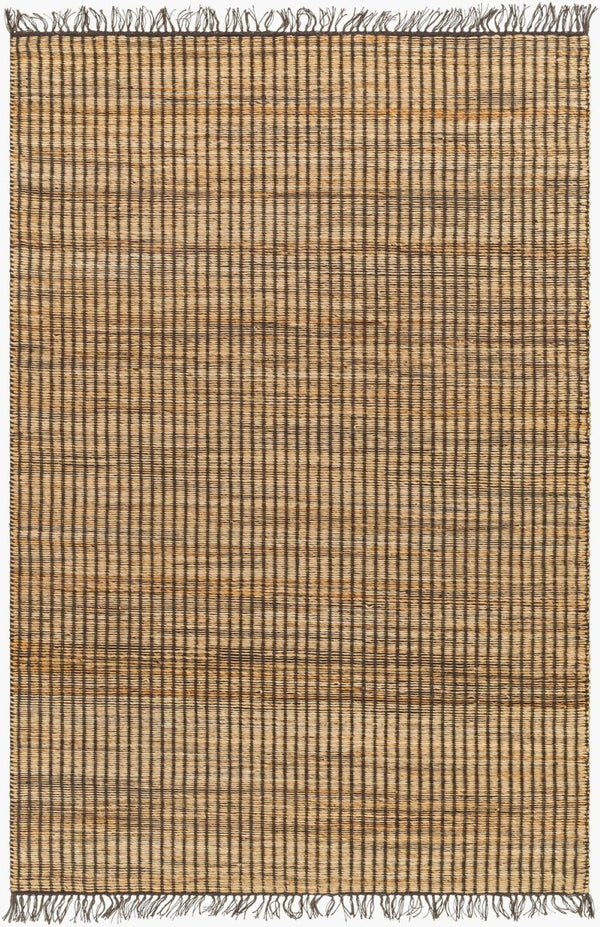 Livabliss Alex Handwoven Jute Flatweave Runner Natural Fiber Bohemian Hallway Entryway Accent Taupe, Sandston 8' x 10' ALX2306-810