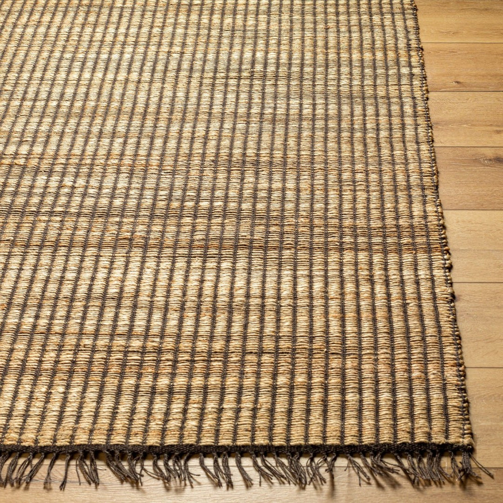 Livabliss Alex Handwoven Jute Flatweave Runner Natural Fiber Bohemian Hallway Entryway Accent Taupe, Sandston 8' x 10' ALX2306-810