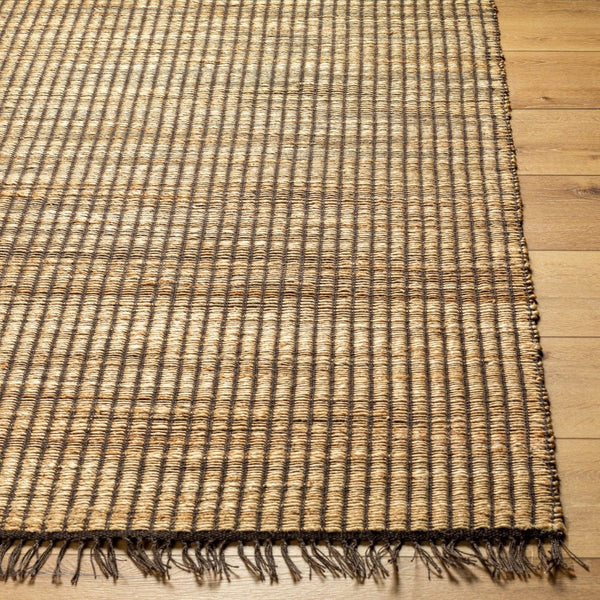 Livabliss Alex Handwoven Jute Flatweave Runner Natural Fiber Bohemian Hallway Entryway Accent Taupe, Sandston 8' x 10' ALX2306-810