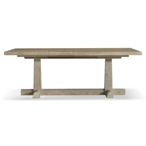 Bernhardt Bernhardt Tribeca Refectory Dining Table In Aurum White Oak — Rustic Traditional, Seats 6–8, Leaf Included K2006