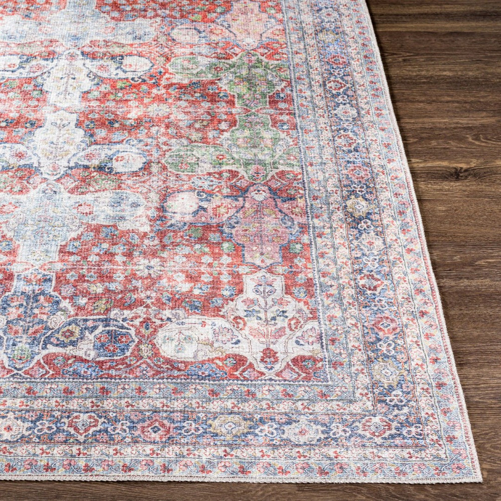 Livabliss Alanya Flatweave Runner Rug Turkish Chenille Blend Soft Low Profile Hallway Accent Rust, Blush 2'7" x 7'3" ALY2301-2773