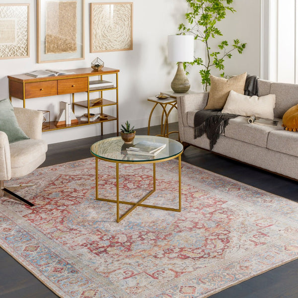 Livabliss Alanya Traditional Chenille Polyester Area Rug Woven in Turkey for High Traffic Rooms ALY2303-537
