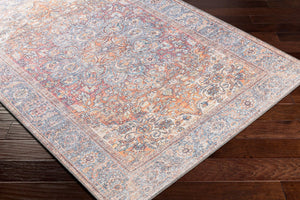 Livabliss Alanya Chenille Polyester Area Rug Traditional Pattern for Living Rooms and Hallways Rust, Red 8'10" x 12' ALY2304-81012