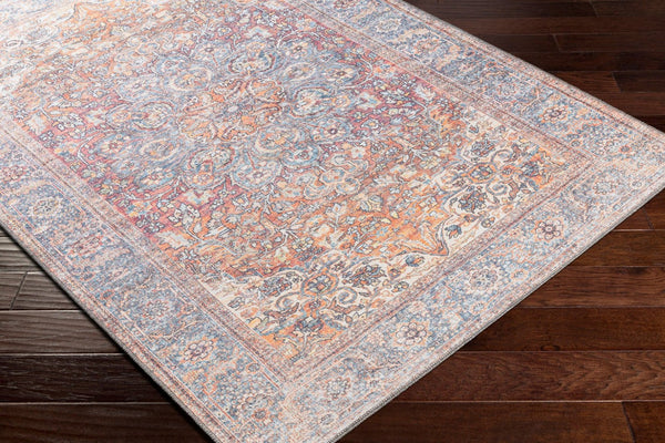 Livabliss Alanya Chenille Polyester Area Rug Traditional Pattern for Living Rooms and Hallways Rust, Red 8'10" x 12' ALY2304-81012