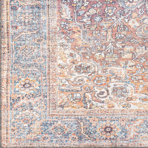 Livabliss Alanya Chenille Polyester Area Rug Traditional Pattern for Living Rooms and Hallways Rust, Red 8'10" x 12' ALY2304-81012
