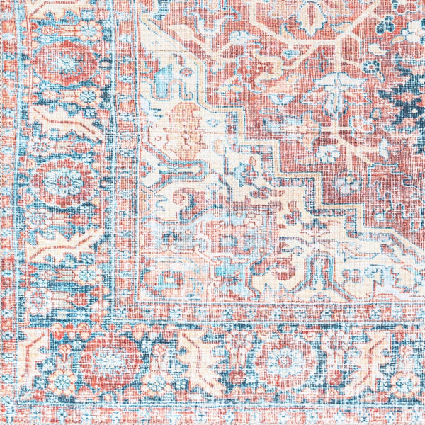 Livabliss Alanya Flatweave Chenille Polyester Area Rug Turkish Woven Traditional Living Room ALY2307-81012