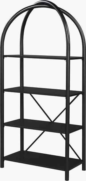 Livabliss Alayna Tall Open Bookcase with Six Shelves for Modern Living Room or Home Office ALYN002-703616