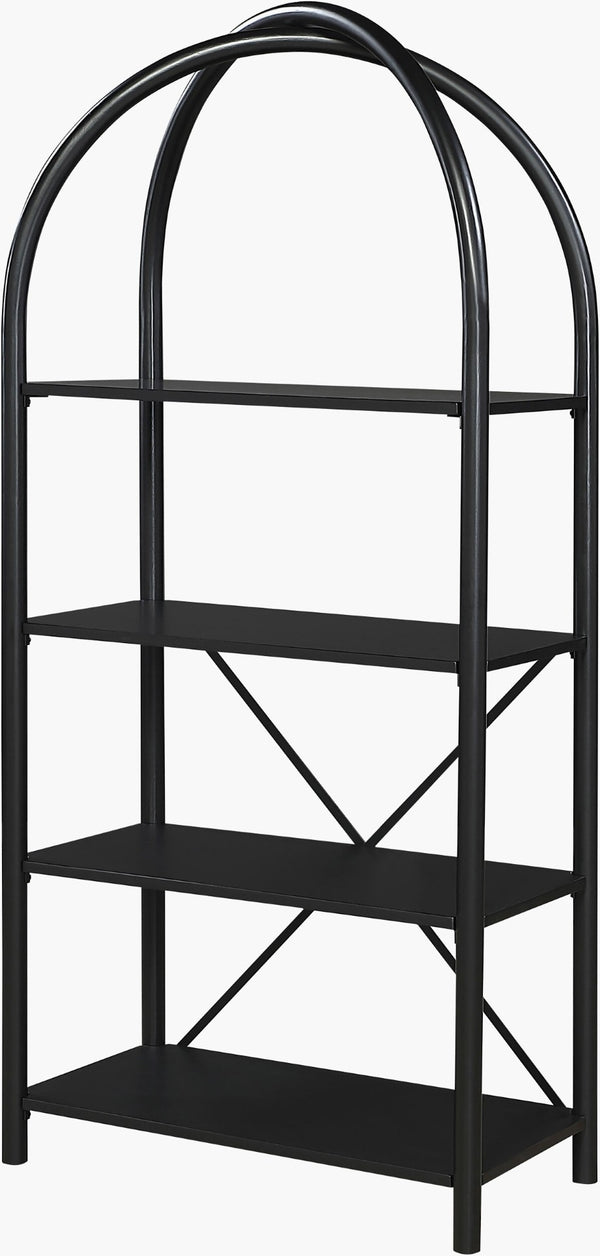 Livabliss Alayna Tall Open Bookcase with Six Shelves for Modern Living Room or Home Office ALYN002-703616
