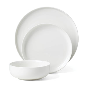 Lenox Oneida 24 Seven White 12 Piece Dinnerware Set White, WHITE PORCELAIN 895942