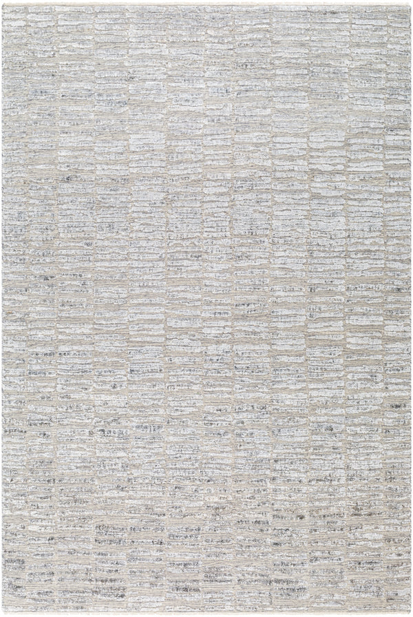 Amina AMA-2300 9' x 12' Handmade Rug AMA2300-912  Light Beige, Gray, Light Slate Surya