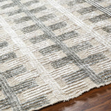 Amina AMA-2302 9' x 12' Handmade Rug AMA2302-912  Light Sage, Light Slate, Taupe, Light Beige Surya