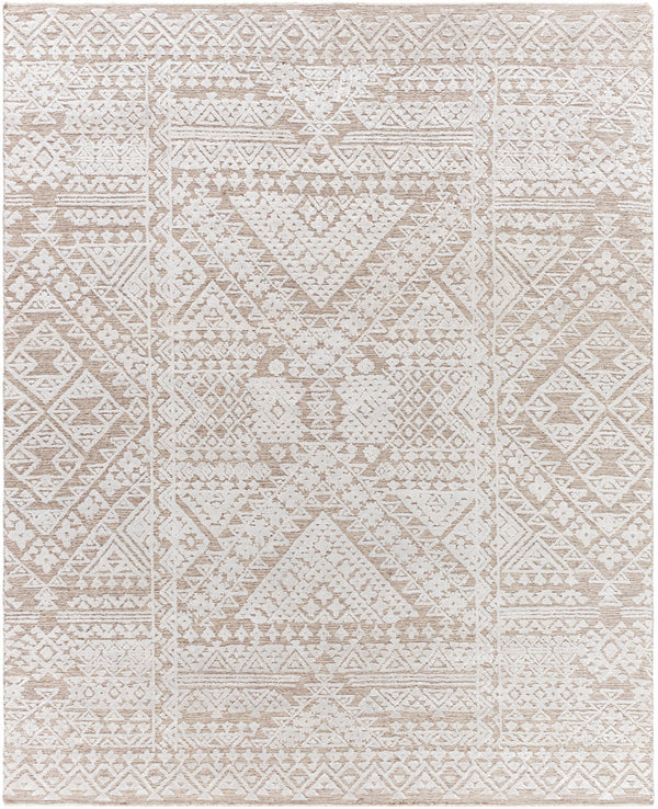 Amina AMA-2304 8' x 10' Handmade Rug AMA2304-810  Beige, Light Sage Surya