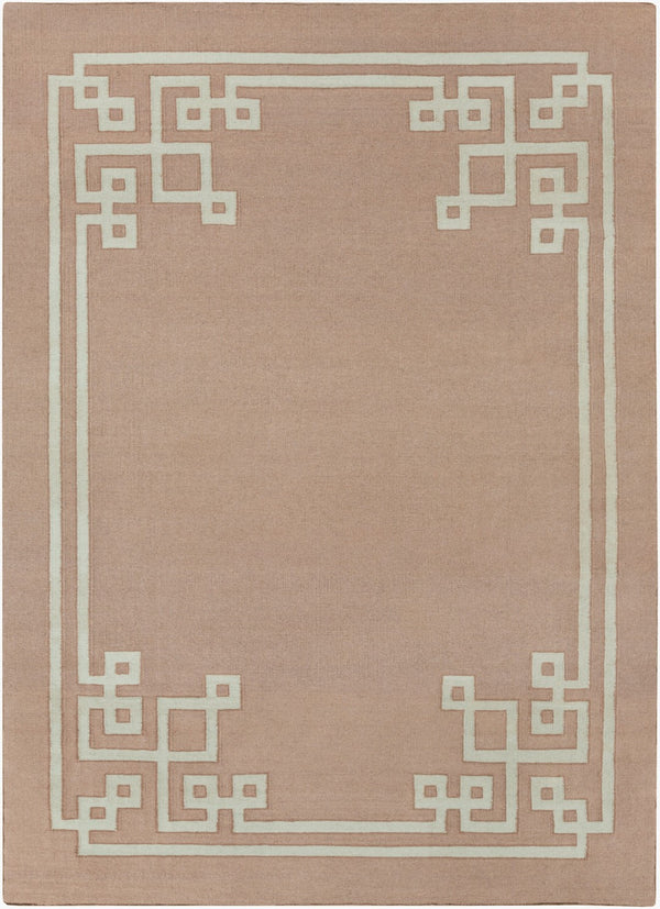 Surya Alameda 2'6" X 8' Handmade Wool Rug - Elegant Global Design, Durable, Spot Clean, One Year Warranty Gray Wool Amd1020-811