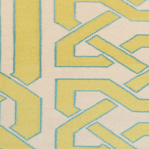 Surya Alameda 2'6" X 8' Handmade Wool Rug - Elegant Global Design, Durable, Spot Clean, One Year Warranty Ivory Wool Amd1032-58