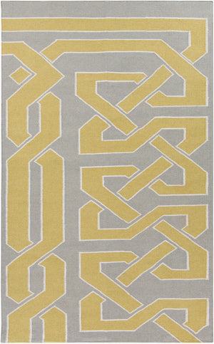 Surya Alameda 2'6" X 8' Handmade Wool Rug - Elegant Global Design, Durable, Spot Clean, One Year Warranty Tan Wool Amd1034-23