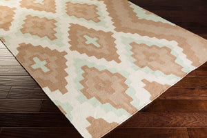 Surya Alameda 2'6" X 8' Handmade Wool Rug - Elegant Global Design, Durable, Spot Clean, One Year Warranty Medium Brown Wool Amd1035-268