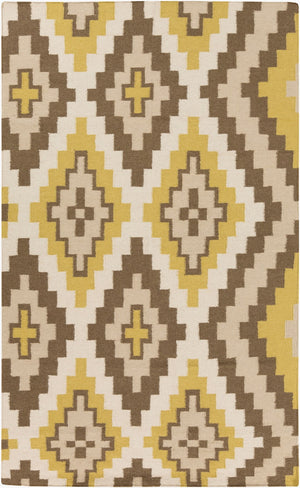 Surya Alameda 2'6" X 8' Handmade Wool Rug - Elegant Global Design, Durable, Spot Clean, One Year Warranty Olive Wool Amd1049-3353