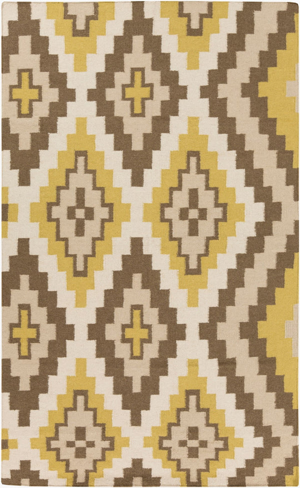 Surya Alameda 2'6" X 8' Handmade Wool Rug - Elegant Global Design, Durable, Spot Clean, One Year Warranty Olive Wool Amd1049-3353