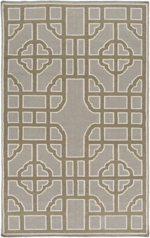 Surya Alameda 2'6" X 8' Handmade Wool Rug - Elegant Global Design, Durable, Spot Clean, One Year Warranty Charcoal Wool Amd1069-23