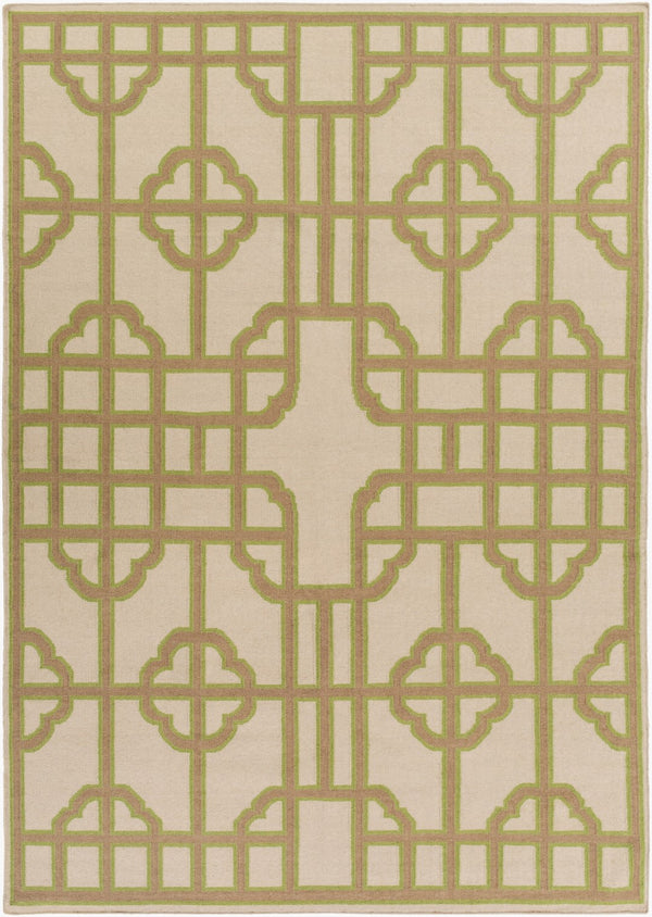 Surya Alameda 2'6" X 8' Handmade Wool Rug - Elegant Global Design, Durable, Spot Clean, One Year Warranty Light Brown Wool Amd1079-23