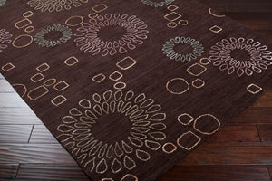 Livabliss Ameila Plush Polyester Accent Rug Woven Graphic Pattern for Entryway or Bedroom AME2202-23