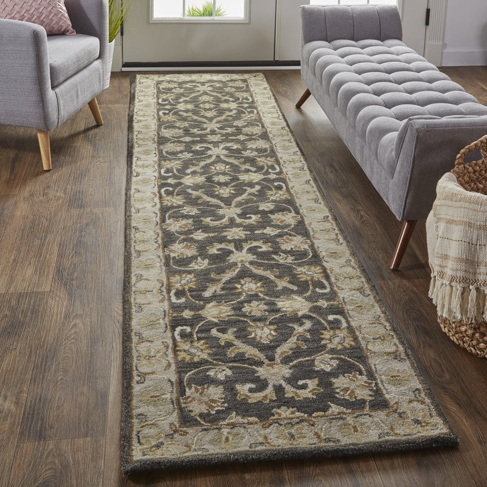 Feizy Rugs Eaton Hand-tufted Wool Oriental Rug - Timeless Persian Design For Elegant Home Décor And Style Blue,Gray,Taupe Wool 6548397fchl000i10