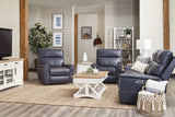 Parker House Parker Living Reed - Indigo Power Reclining Loveseat Indigo Top Grain Leather with Match (X) MREE#822PHL-IND