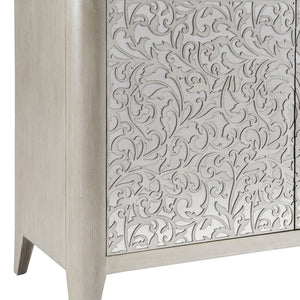 Bernhardt Bernhardt Cornelia Buffet With Acanthus Metal Frieze, Nebbia Ash & Glazed Stainless Steel Accents 331132