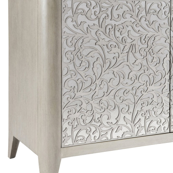 Bernhardt Bernhardt Cornelia Buffet With Acanthus Metal Frieze, Nebbia Ash & Glazed Stainless Steel Accents 331132