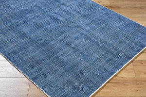Surya Amalfi Luxurious 2' X 3' Handmade Area Rug - Modern Design With Viscose & Wool Blend For Comfort Denim Blue Viscose,Wool Amf2306-268