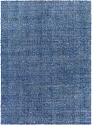 Surya Amalfi Luxurious 2' X 3' Handmade Area Rug - Modern Design With Viscose & Wool Blend For Comfort Denim Blue Viscose,Wool Amf2306-811