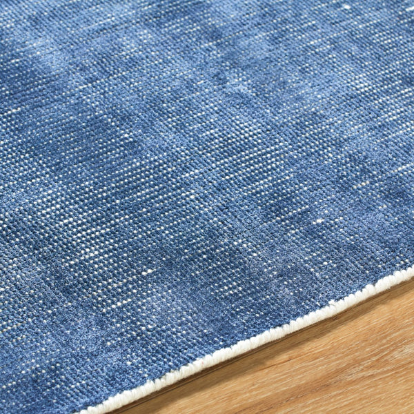 Surya Amalfi Luxurious 2' X 3' Handmade Area Rug - Modern Design With Viscose & Wool Blend For Comfort Denim Blue Viscose,Wool Amf2306-268