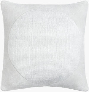 Surya Armstrong Eco-friendly 18” X 18” Accent Pillow - Modern Minimalist Style For Indoor And Outdoor Use Light Gray Recycled Pet Yarn,Polyester Amg001-1818d