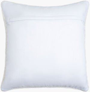 Surya Armstrong Eco-friendly 18” X 18” Accent Pillow - Modern Minimalist Style For Indoor And Outdoor Use Light Gray Recycled Pet Yarn,Polyester Amg001-1818d