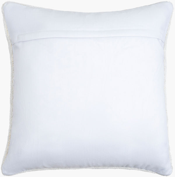 Surya Armstrong Eco-friendly 18” X 18” Accent Pillow - Modern Minimalist Style For Indoor And Outdoor Use Light Gray Recycled Pet Yarn,Polyester Amg001-1818d