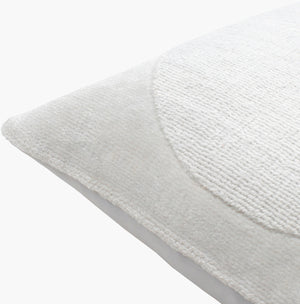 Surya Armstrong Eco-friendly 18” X 18” Accent Pillow - Modern Minimalist Style For Indoor And Outdoor Use Light Gray Recycled Pet Yarn,Polyester Amg001-1818d