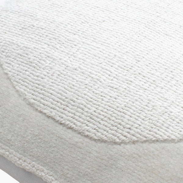 Surya Armstrong Eco-friendly 18” X 18” Accent Pillow - Modern Minimalist Style For Indoor And Outdoor Use Light Gray Recycled Pet Yarn,Polyester Amg001-1818d