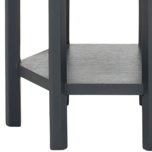 Safavieh Leonie 3 Tier Telephone Table Charcoal Grey AMH4617A