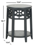 Safavieh Adela Side Table Charcoal Grey AMH4624A