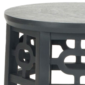 Safavieh Adela Side Table Charcoal Grey AMH4624A